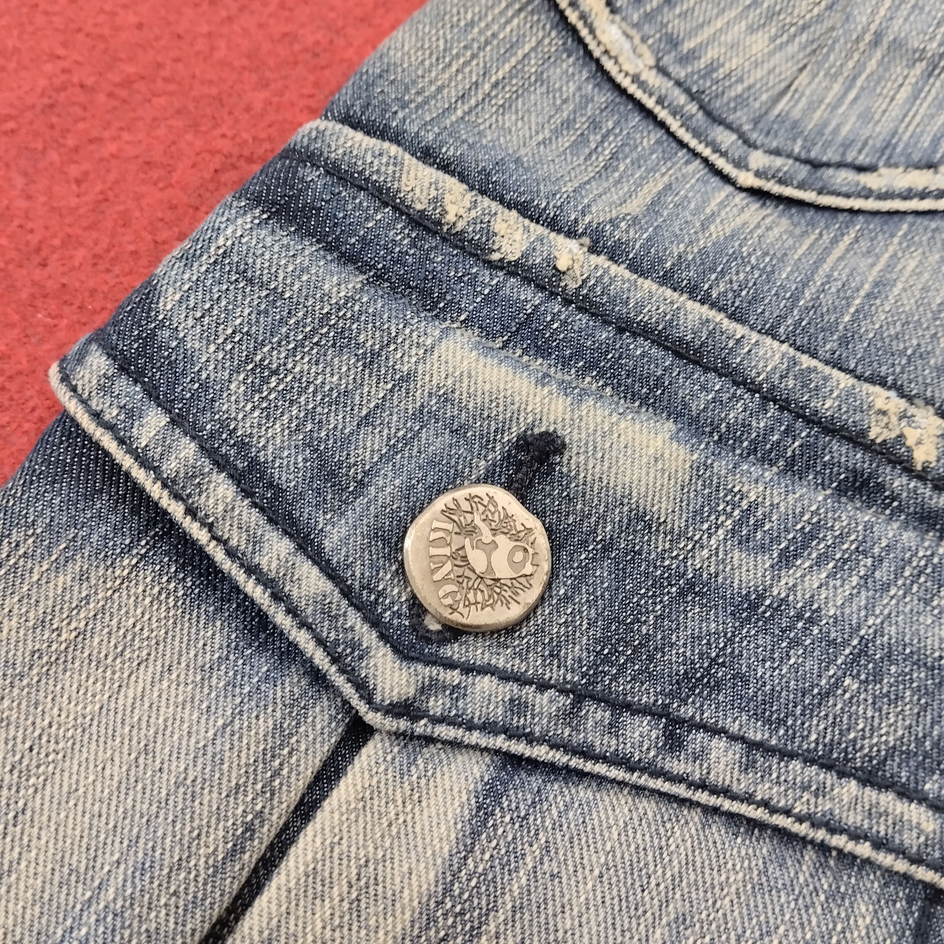 Designer × Vintage King Way Jeans Japanese Streetwear Style Cargo Denim Size US 27 - 16 Thumbnail