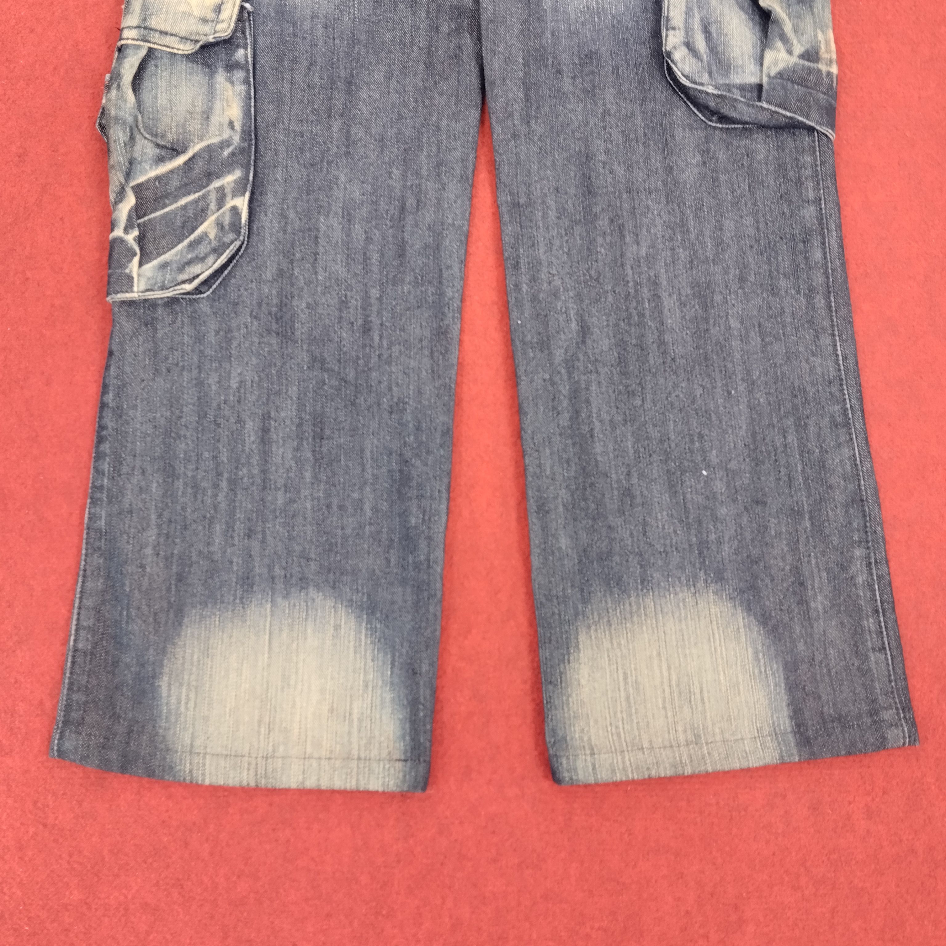 Designer × Vintage King Way Jeans Japanese Streetwear Style Cargo Denim Size US 27 - 6 Thumbnail