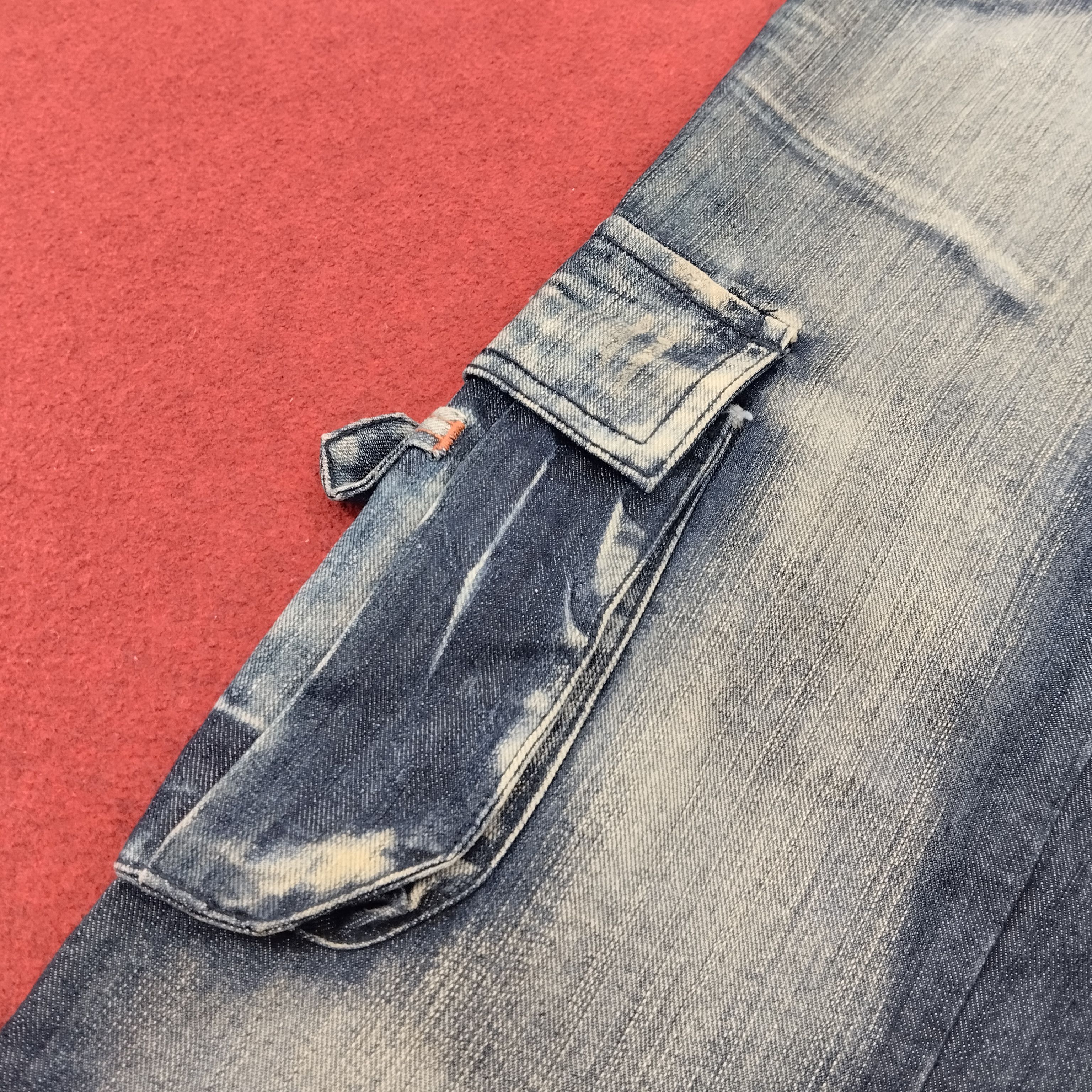 Designer × Vintage King Way Jeans Japanese Streetwear Style Cargo Denim Size US 27 - 13 Thumbnail