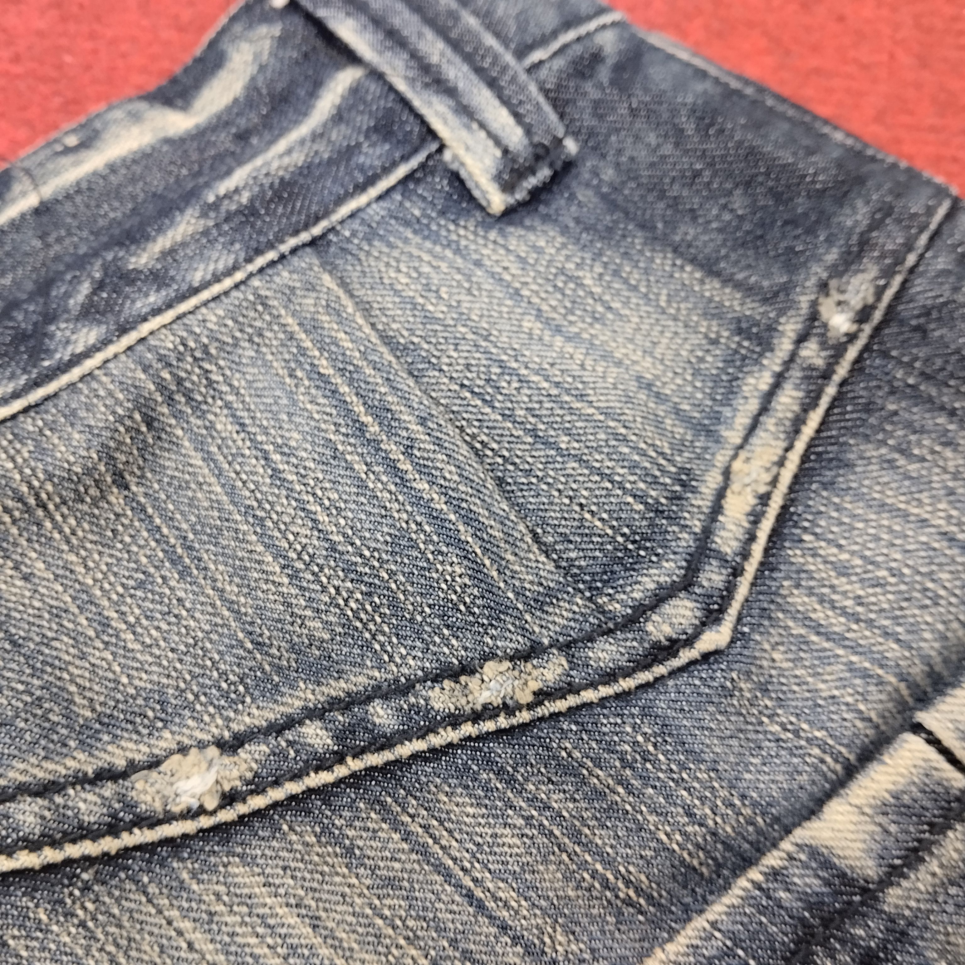 Designer × Vintage King Way Jeans Japanese Streetwear Style Cargo Denim Size US 27 - 15 Thumbnail