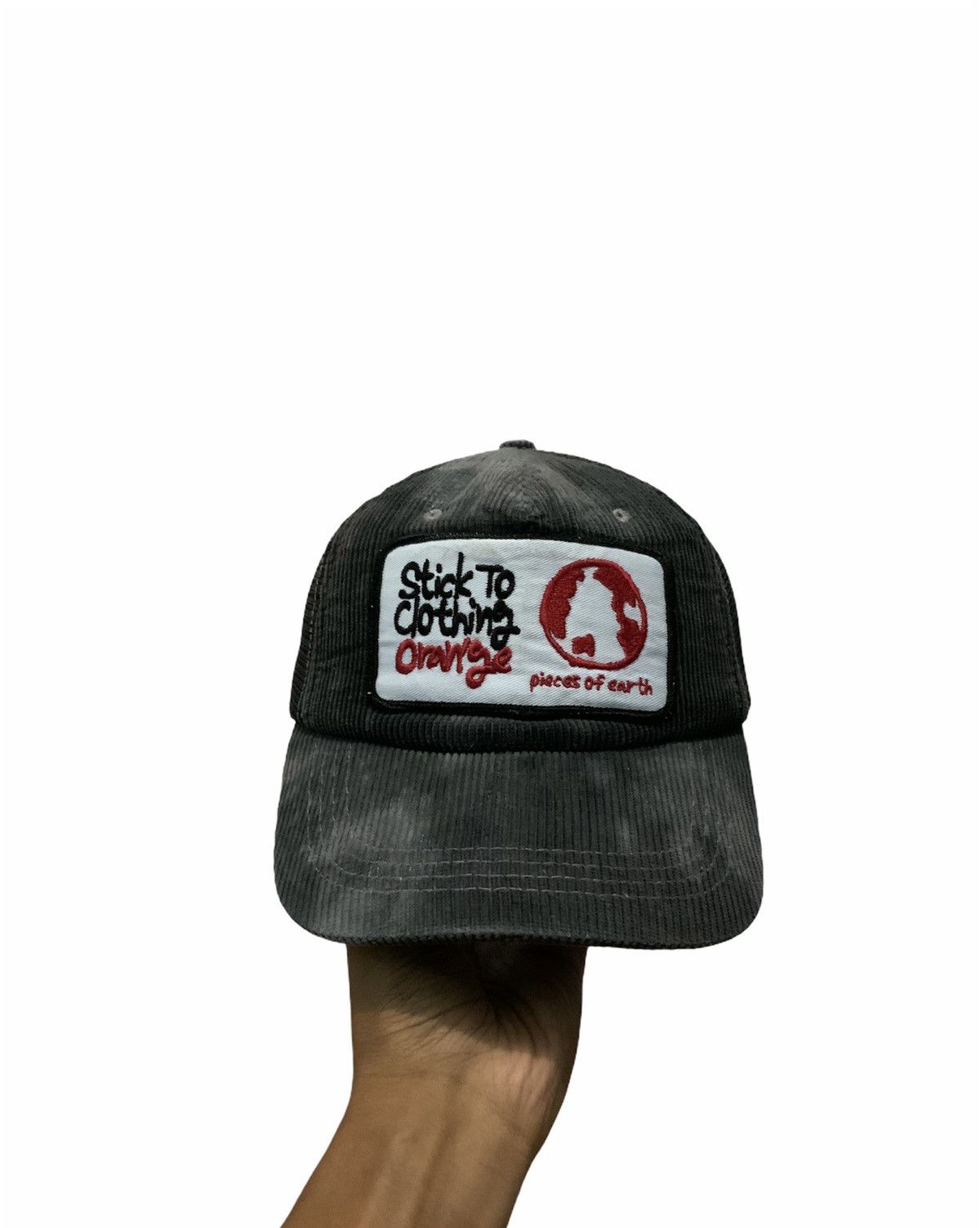 Japanese Brand Pieces of Earth Coduroi Fade Trucker Hat Cap Size ONE SIZE - 1 Thumbnail