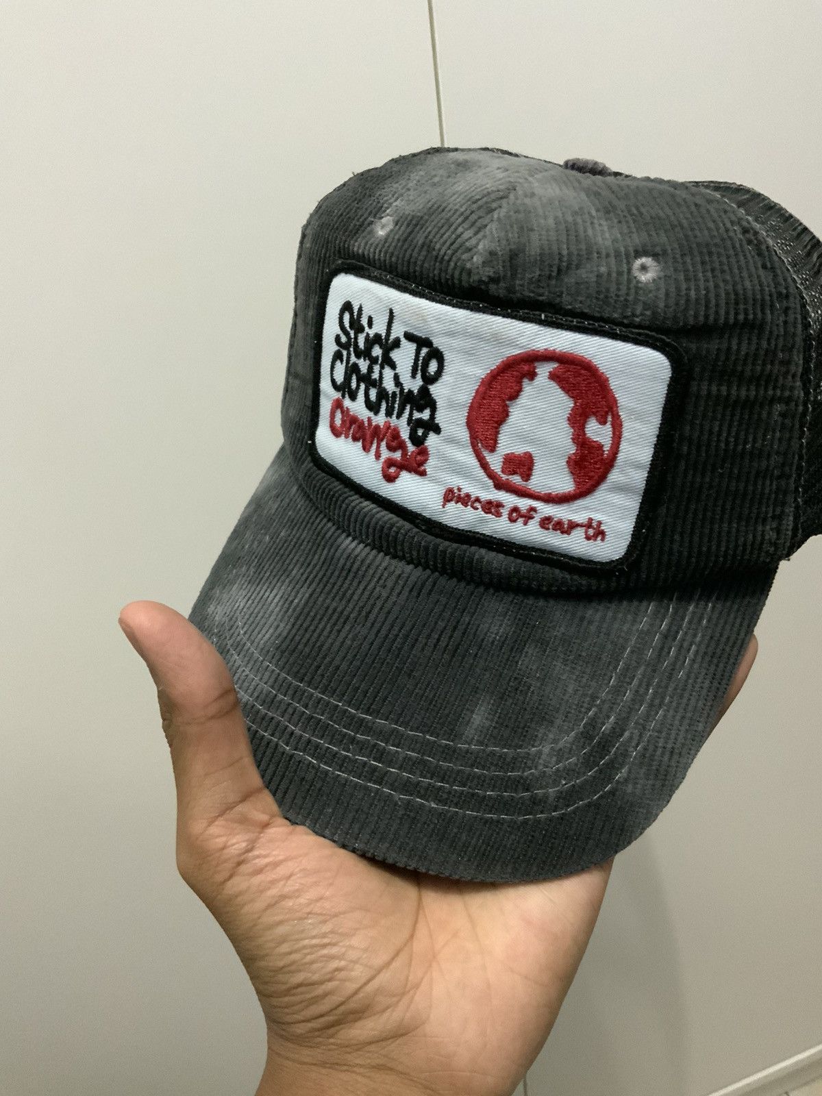 Japanese Brand Pieces of Earth Coduroi Fade Trucker Hat Cap Size ONE SIZE - 12 Thumbnail