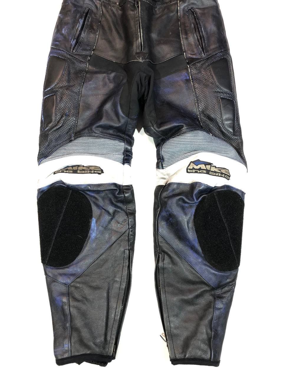 Leather Mike The Bike Leather Moto Racing Pants Size US 33 - 3 Thumbnail