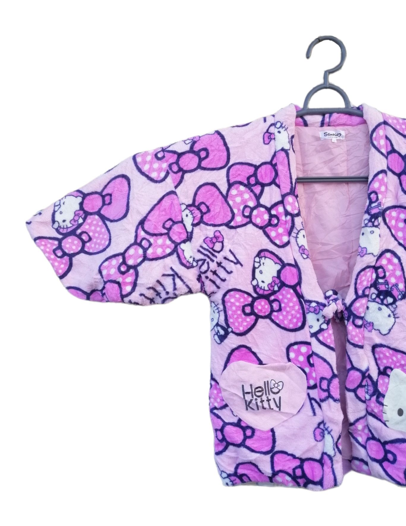 Japanese Brand Vintage Hello kitty Noragi Kimono Japan Jacket Size L / US 10 / IT 46 - 4 Thumbnail