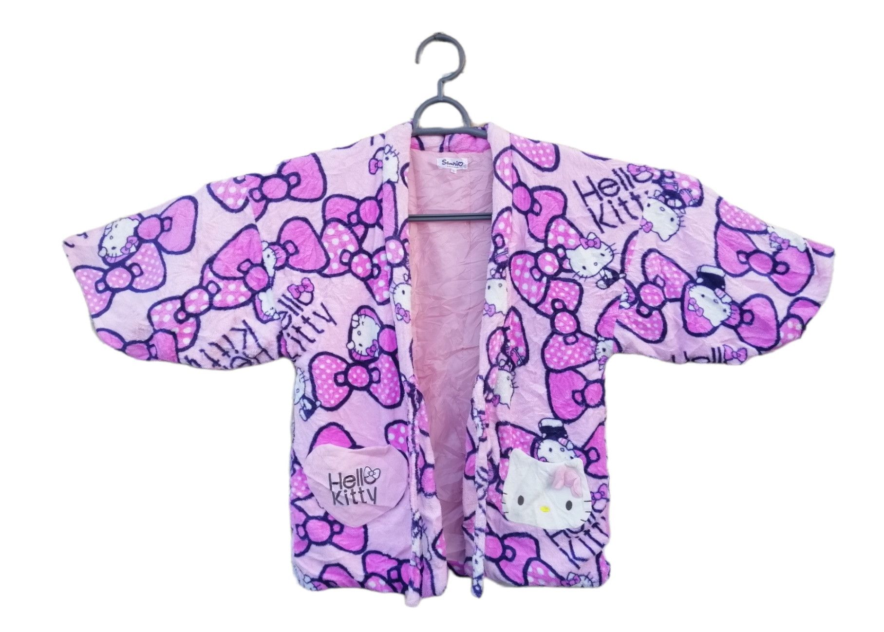 Japanese Brand Vintage Hello kitty Noragi Kimono Japan Jacket Size L / US 10 / IT 46 - 12 Thumbnail