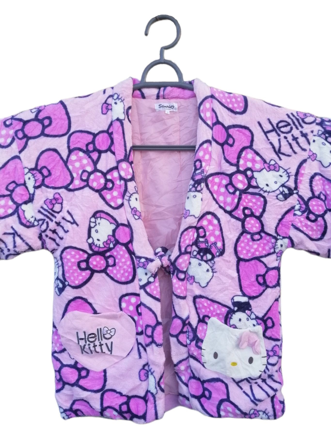 Japanese Brand Vintage Hello kitty Noragi Kimono Japan Jacket Size L / US 10 / IT 46 - 3 Thumbnail