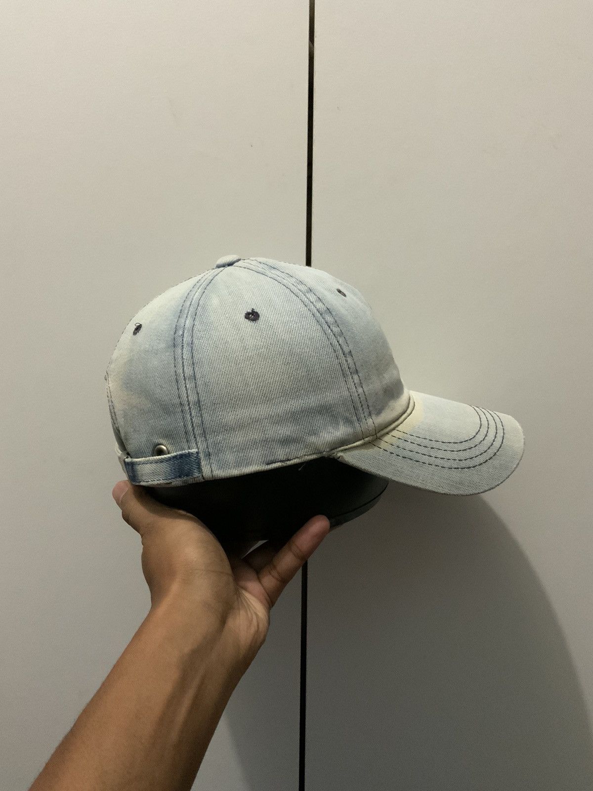 Japanese Brand Acid Light Wash Denime Fade Hat Size ONE SIZE - 4 Thumbnail