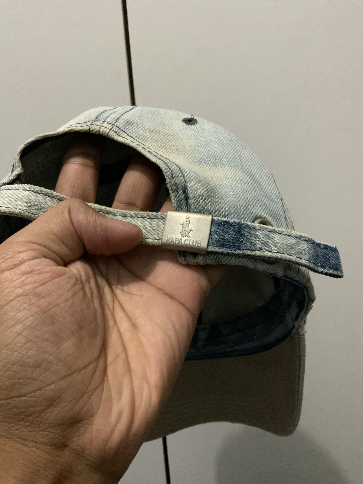 Japanese Brand Acid Light Wash Denime Fade Hat Size ONE SIZE - 10 Thumbnail