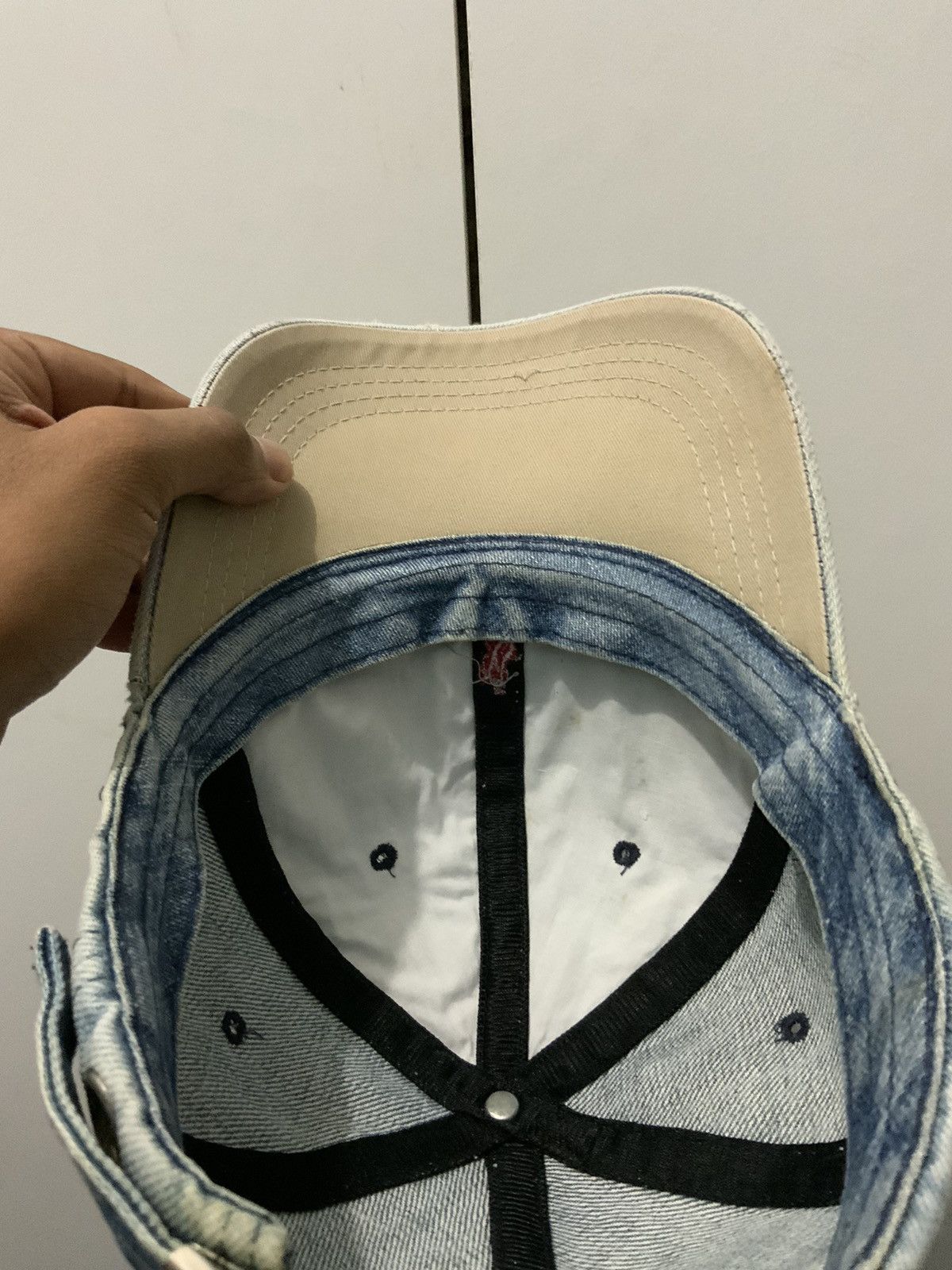 Japanese Brand Acid Light Wash Denime Fade Hat Size ONE SIZE - 8 Thumbnail