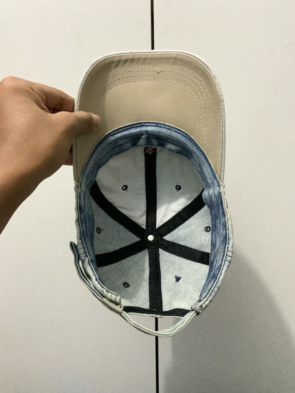 Japanese Brand Acid Light Wash Denime Fade Hat Size ONE SIZE - 7 Thumbnail