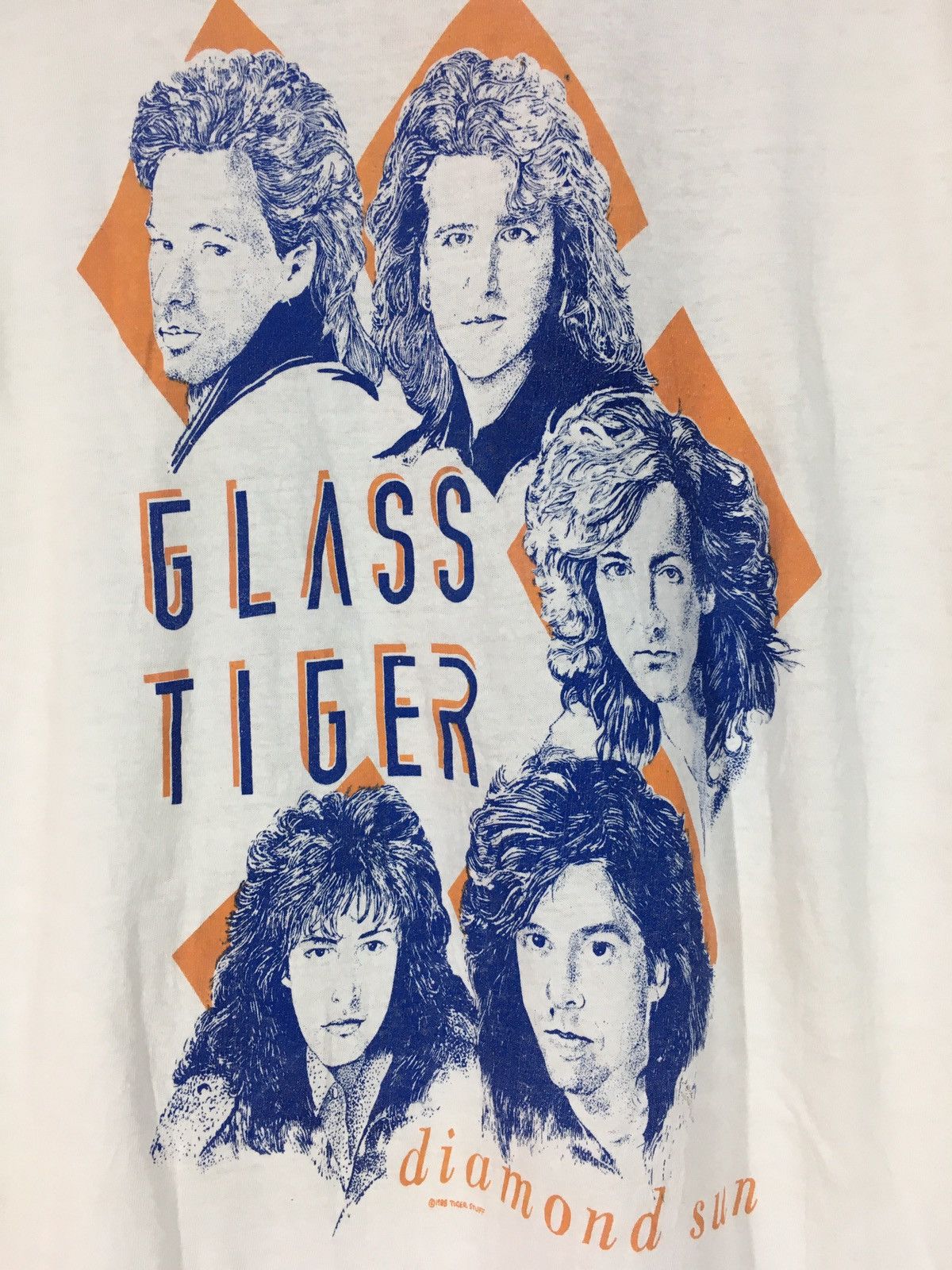 Band Tees Vintage 80s Glass Tiger diamond sun tour Size US M / EU 48-50 / 2 - 4 Thumbnail