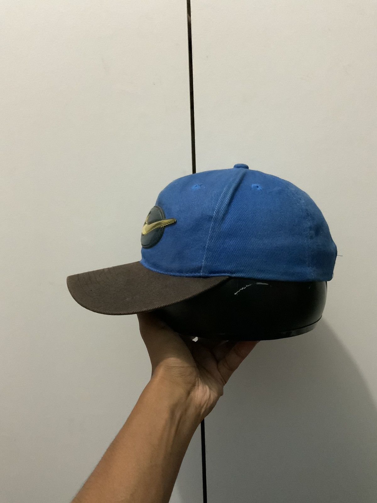 Vintage Nike Swoosh Faded Patches Snapback Hat