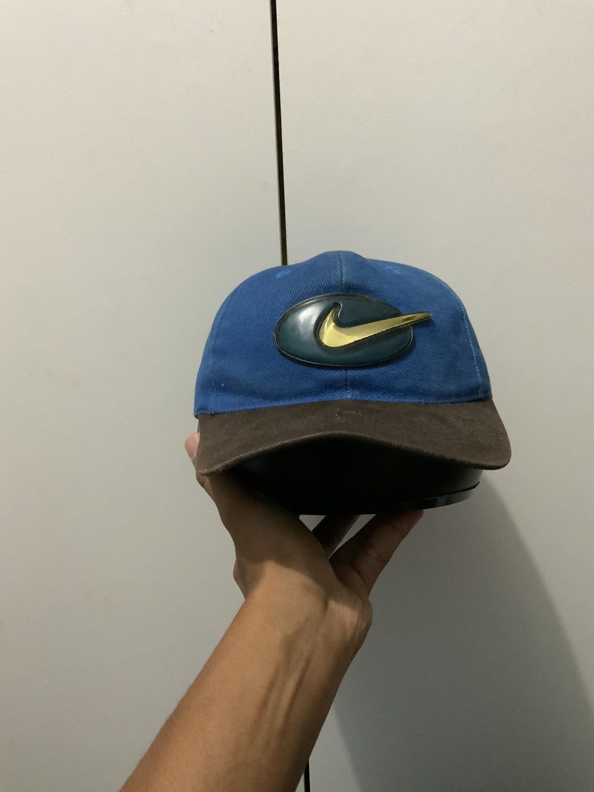 Vintage Nike Swoosh Faded Patches Snapback Hat