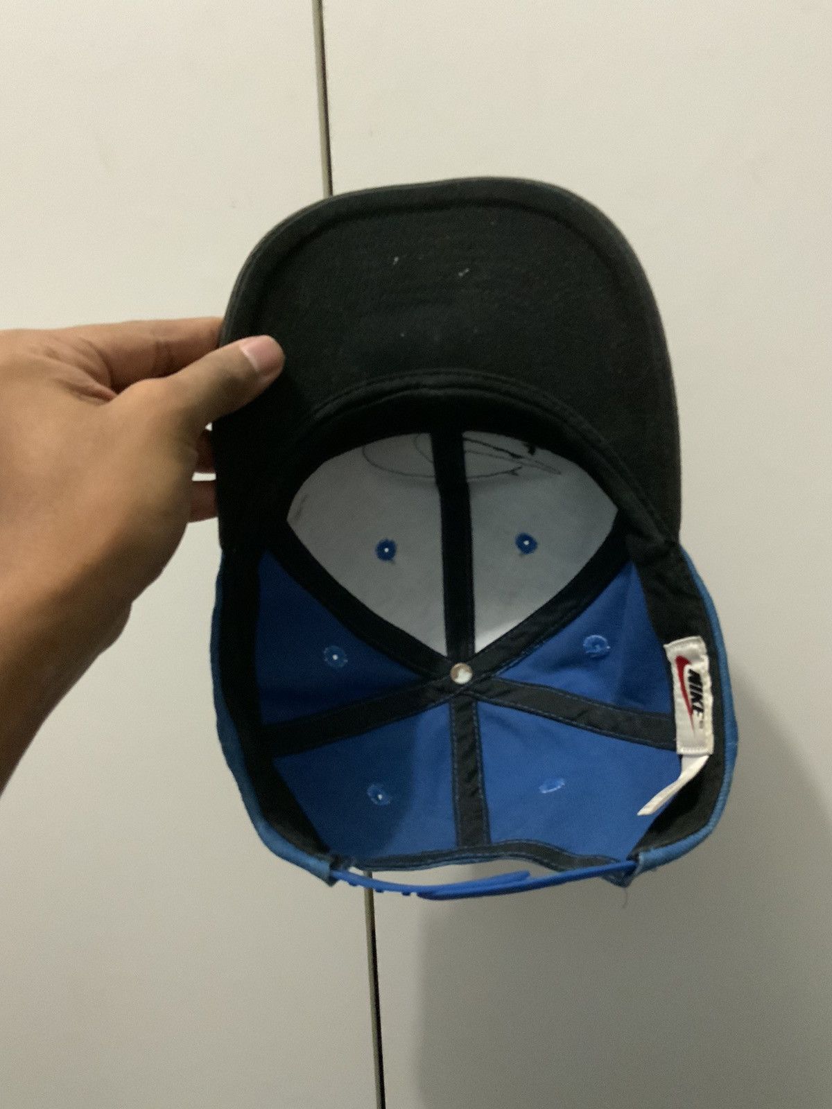 Vintage Nike Swoosh Faded Patches Snapback Hat