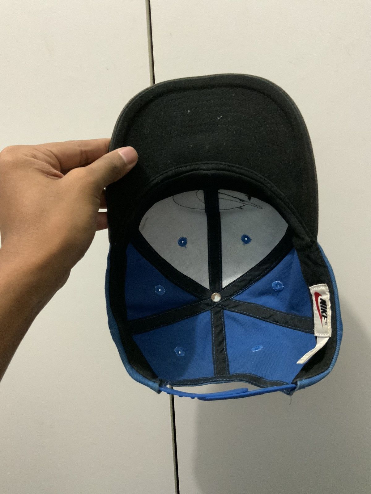 Vintage Nike Swoosh Faded Patches Snapback Hat