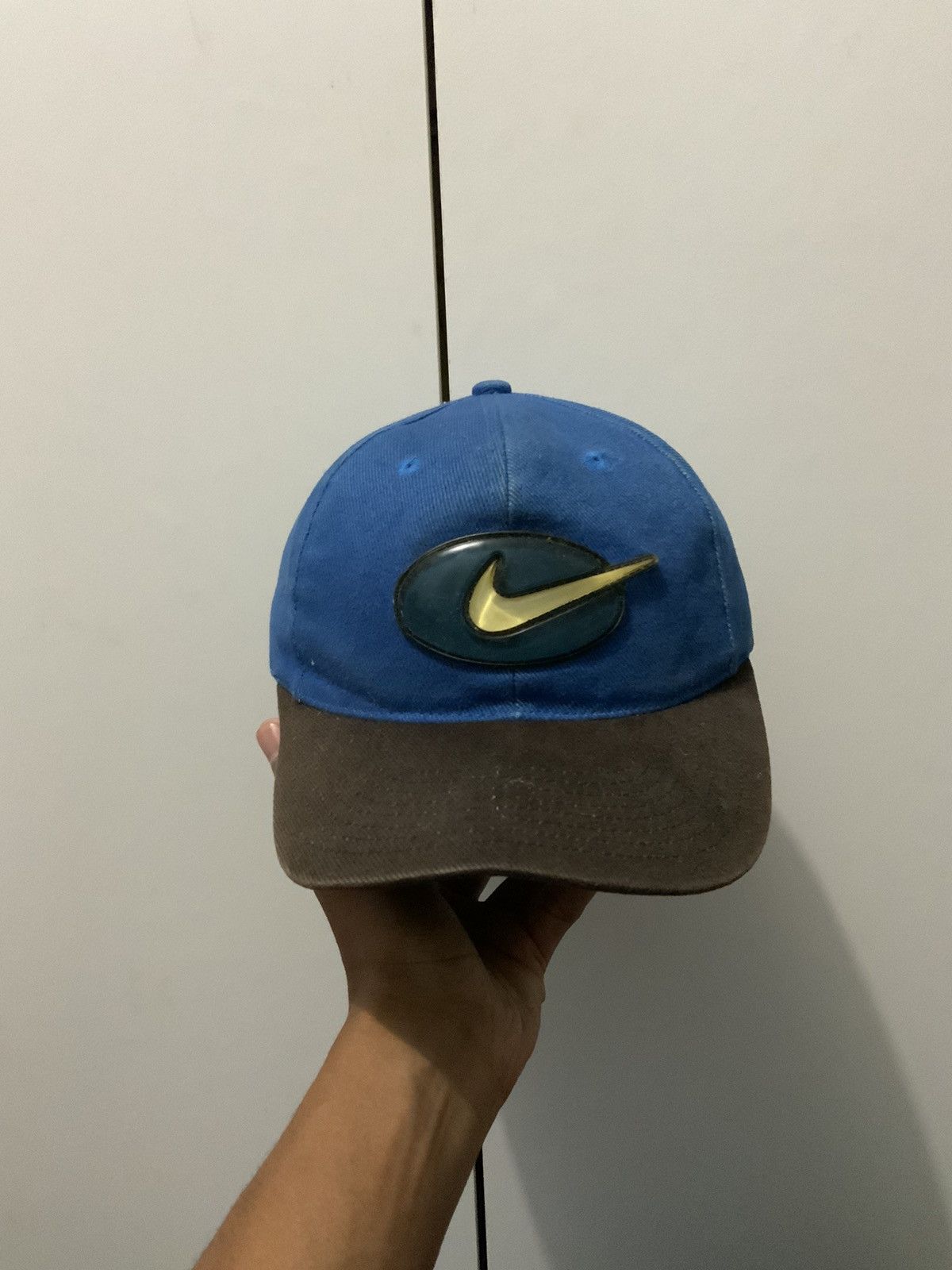 Vintage Nike Swoosh Faded Patches Snapback Hat