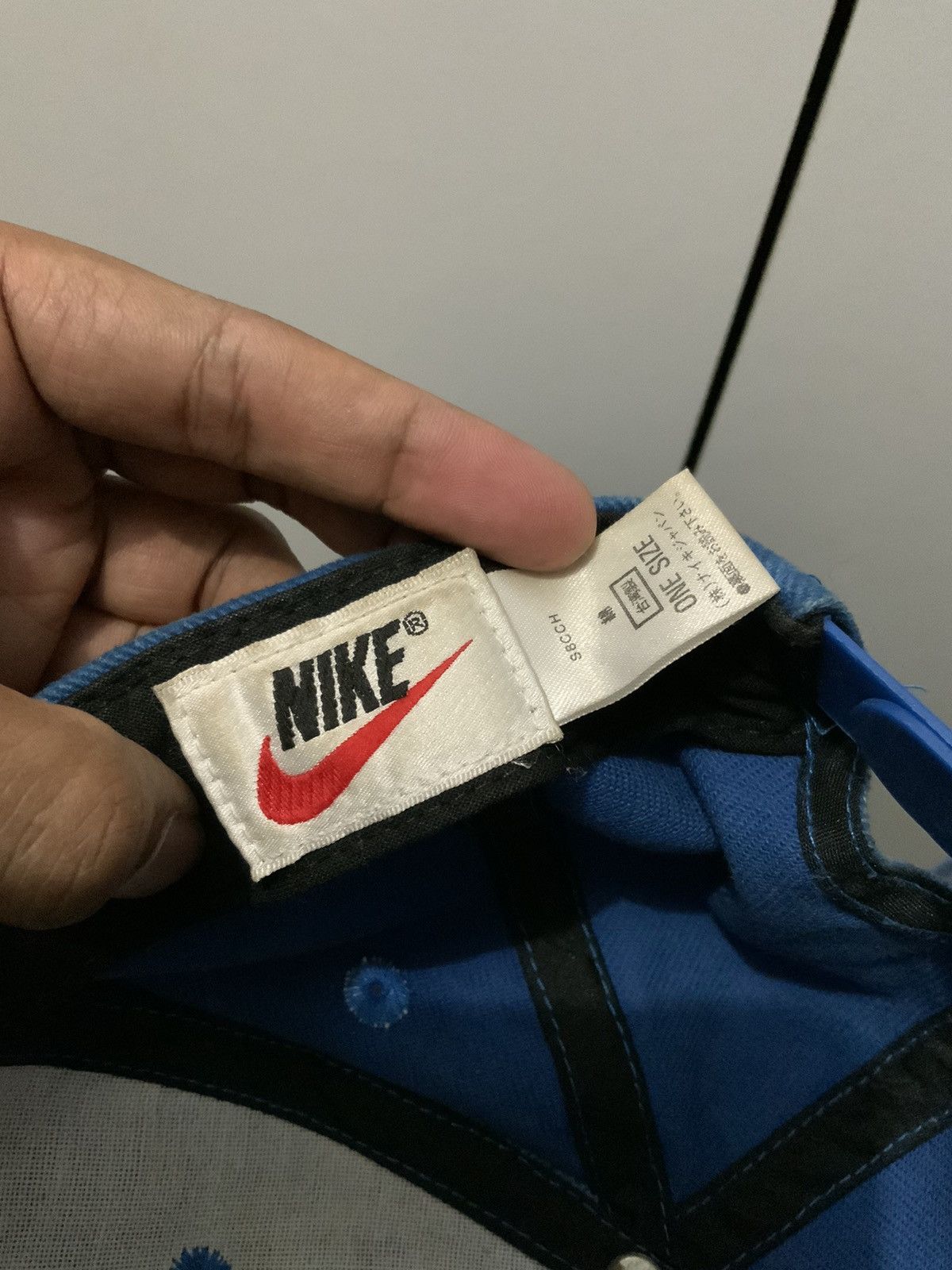 Vintage Nike Swoosh Faded Patches Snapback Hat