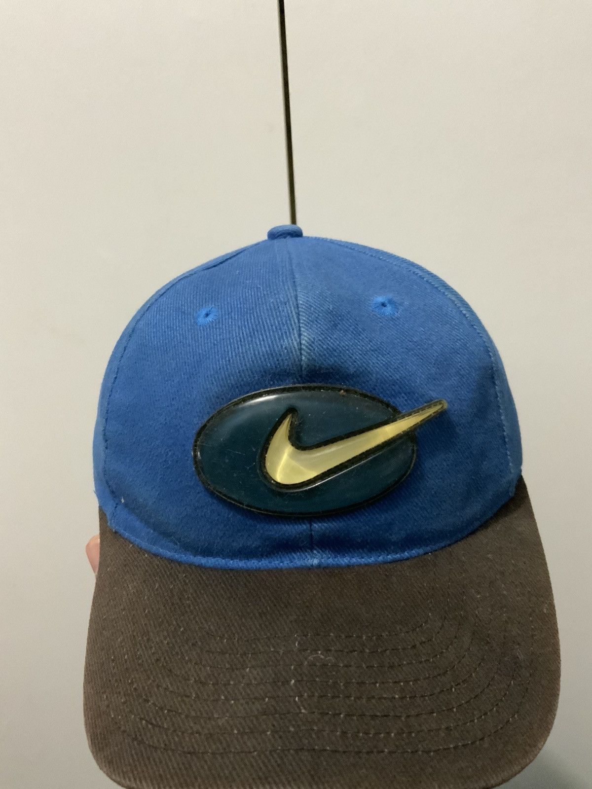 Vintage Nike Swoosh Faded Patches Snapback Hat