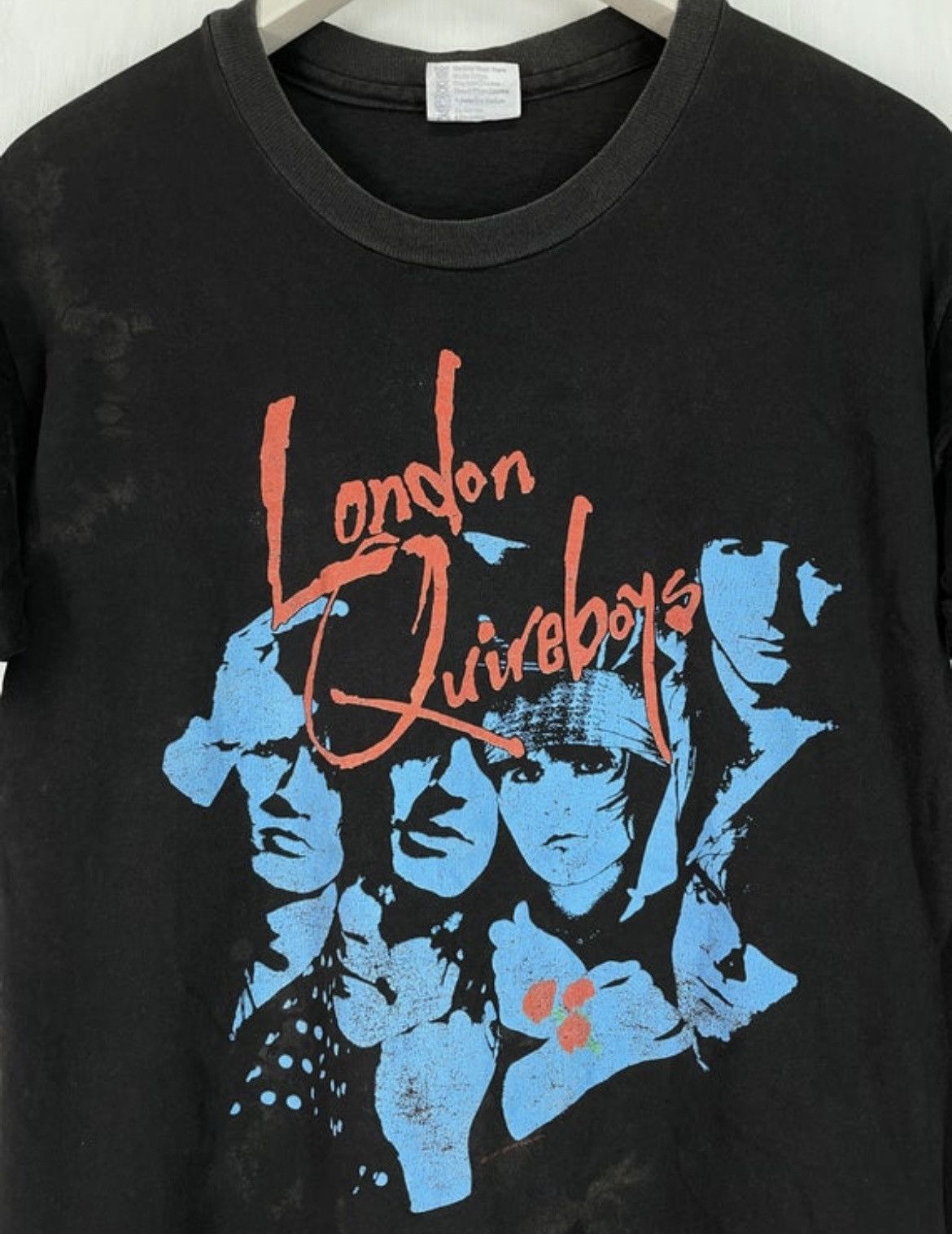 Band Tees Vintage 90s London Quireboys The American tour 1990 tee Size US L / EU 52-54 / 3 - 3 Thumbnail