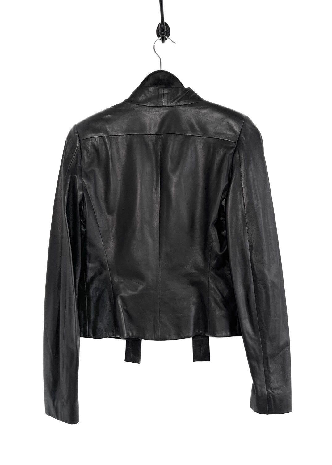 Balenciaga Balenciaga Black Leather Neck Tie Open Jacket Size M / US 6-8 / IT 42-44 - 3 Thumbnail