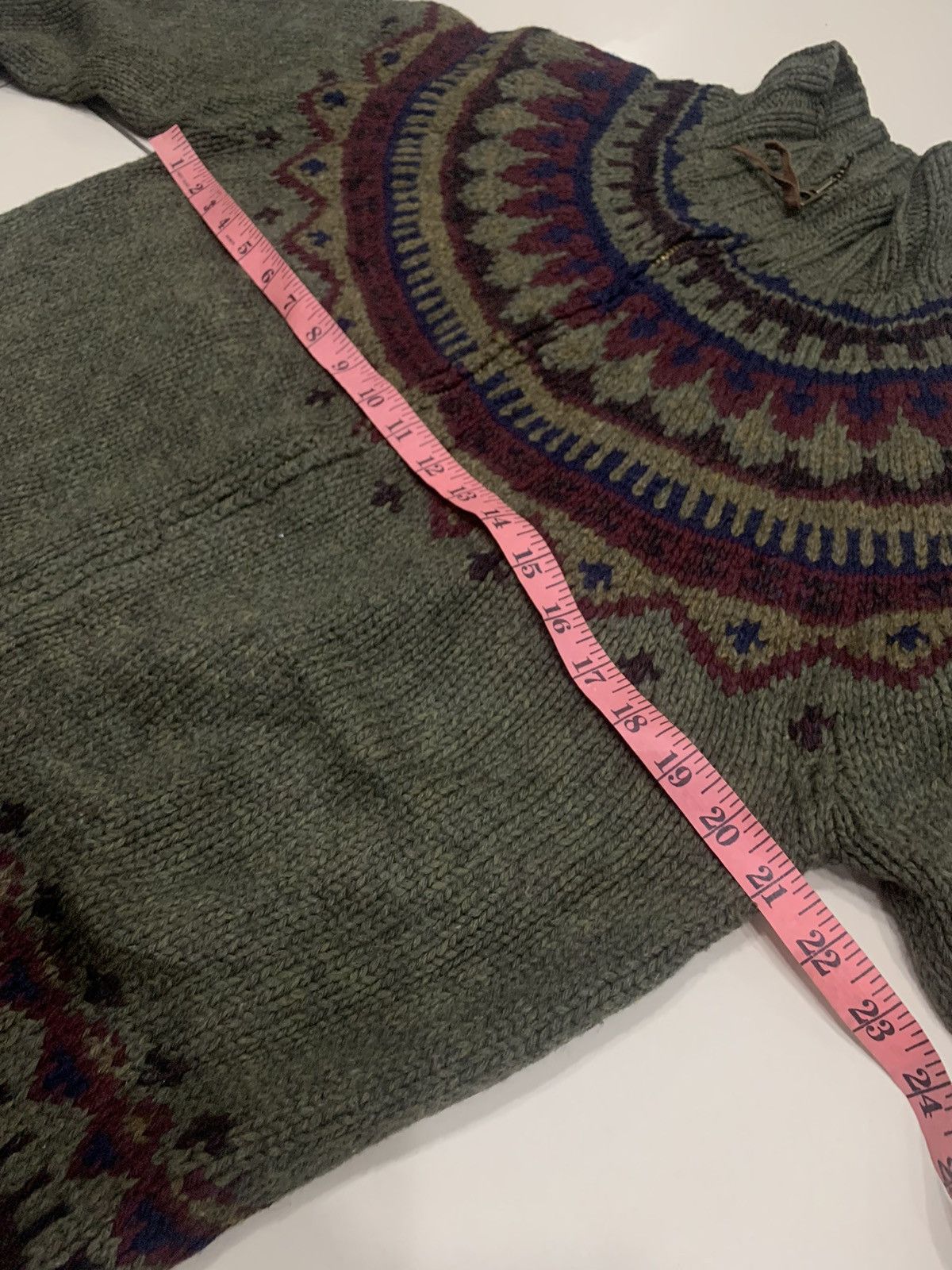 Polo Ralph Lauren RALPH LAUREN NAVAJO PATTERN HAND KNIT KNITWEAR JACKET Size US L / EU 52-54 / 3 - 4 Thumbnail