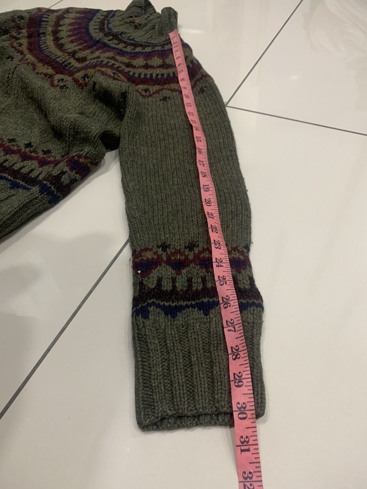 Polo Ralph Lauren RALPH LAUREN NAVAJO PATTERN HAND KNIT KNITWEAR JACKET Size US L / EU 52-54 / 3 - 5 Thumbnail