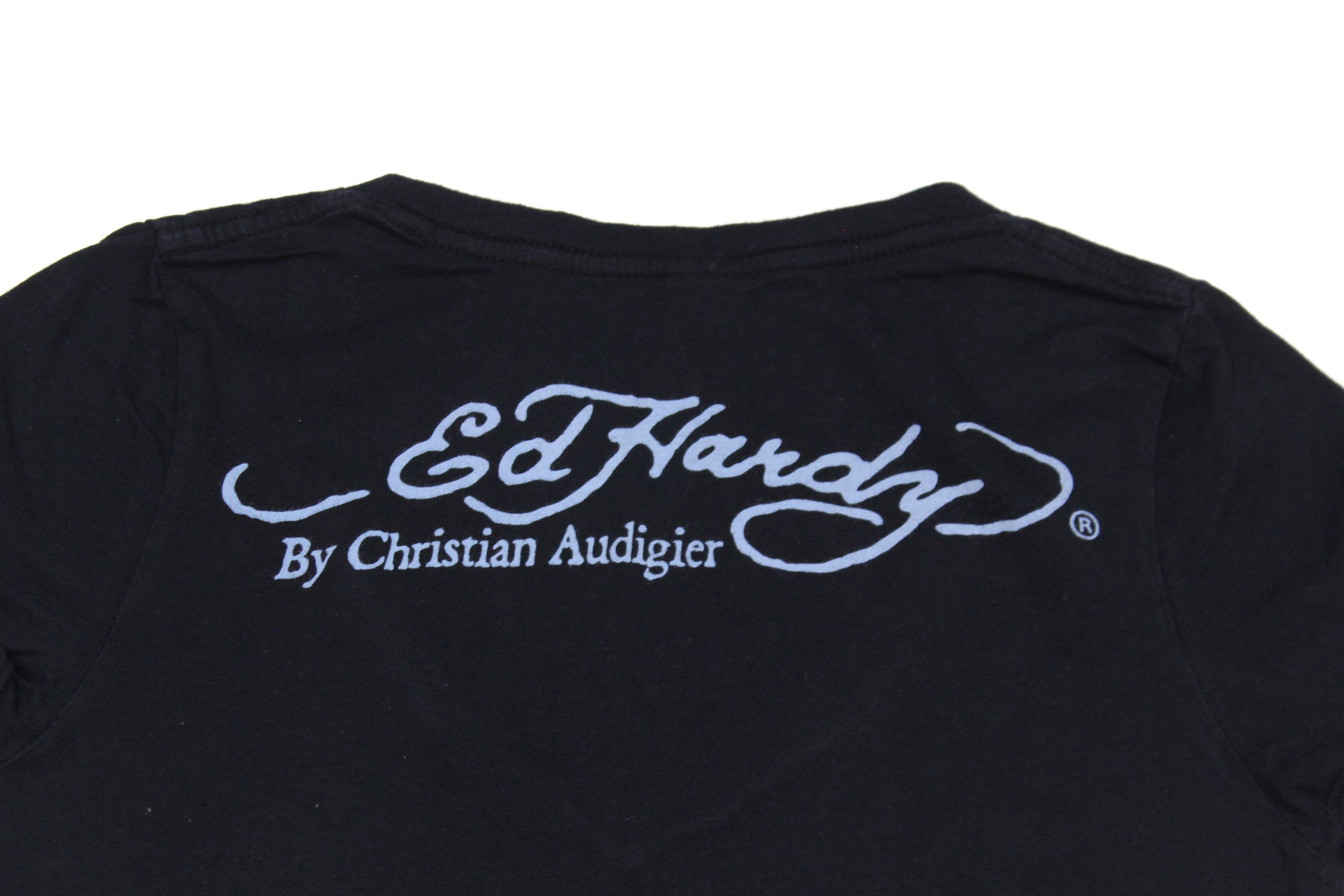 Christian Audigier Y2K Pink Panther V Neck T-Shirt Vintage Made in USA Size M / US 6-8 / IT 42-44 - 5 Thumbnail