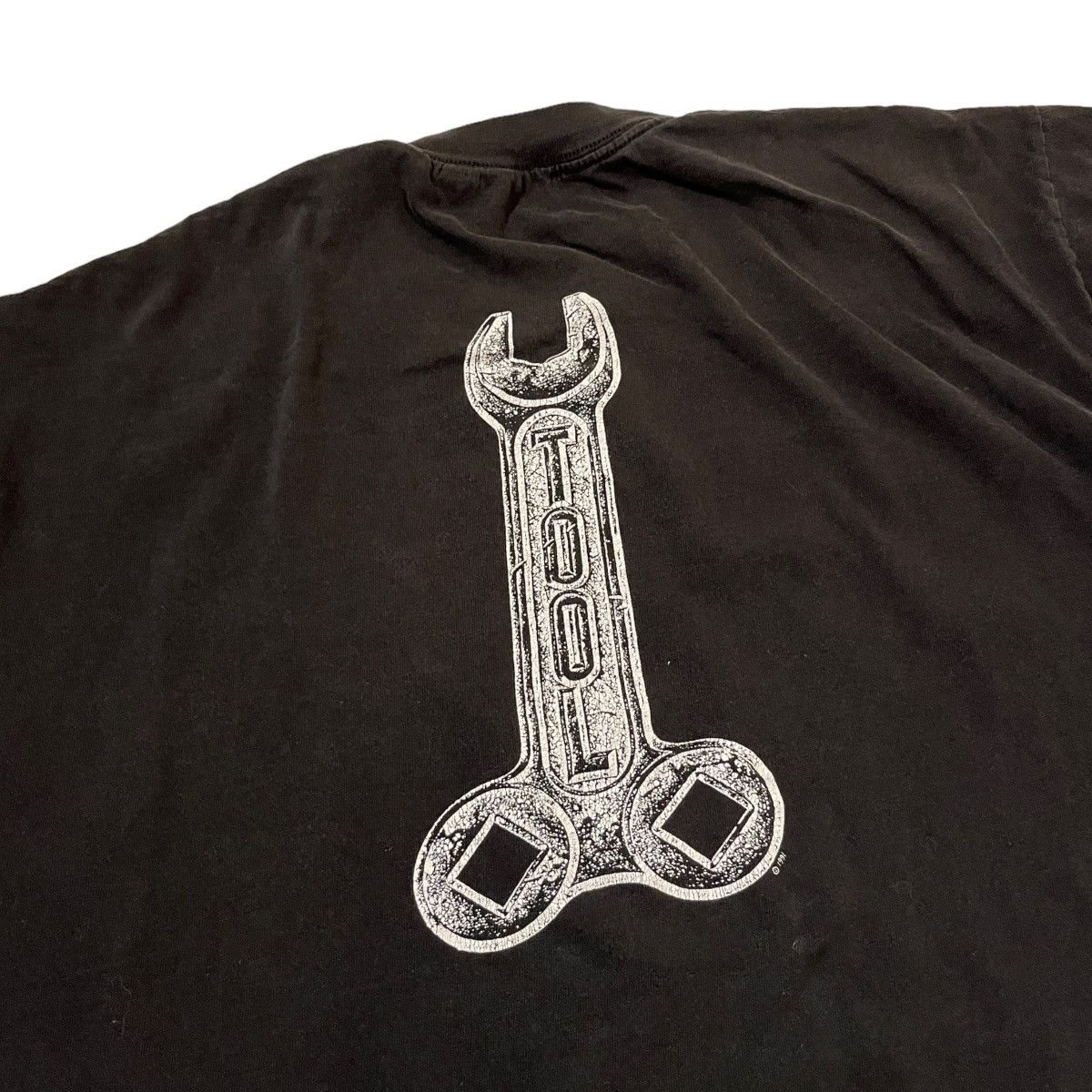 Band Tees × Vintage 90s Tool Wrench Dick Tee Size US XL / EU 56 / 4 - 5 Thumbnail