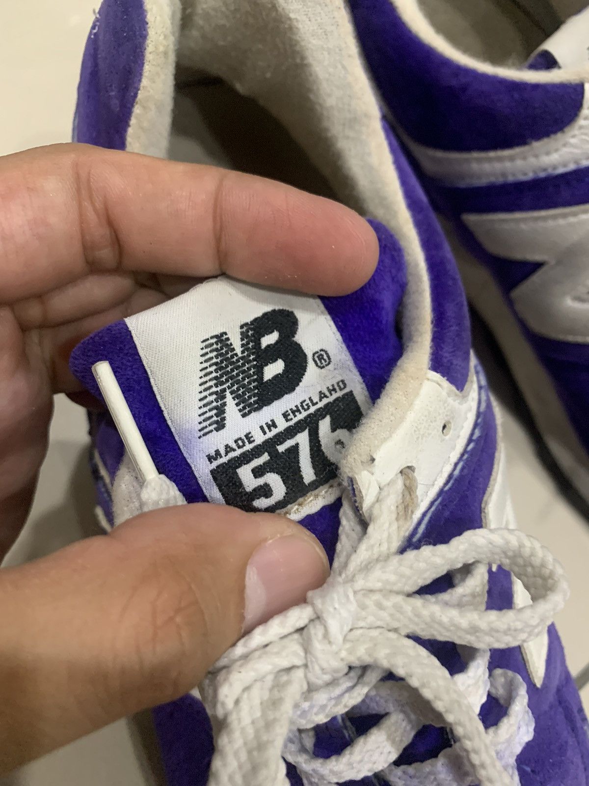 New Balance VINTAGE 1990s NEW BALANCE 576 ENGLAND SHOES Size US 8.5 / EU 41-42 - 7 Thumbnail