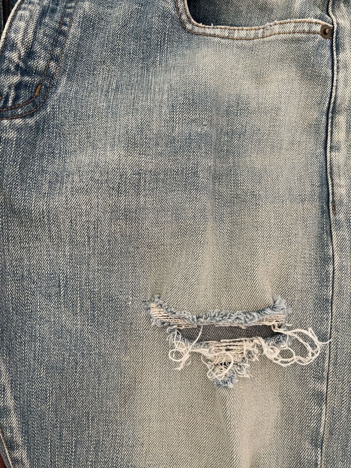 Saint Laurent Paris Saint Laurent Distressed denim D02 M/SK-LW Size US 31 - 5 Thumbnail