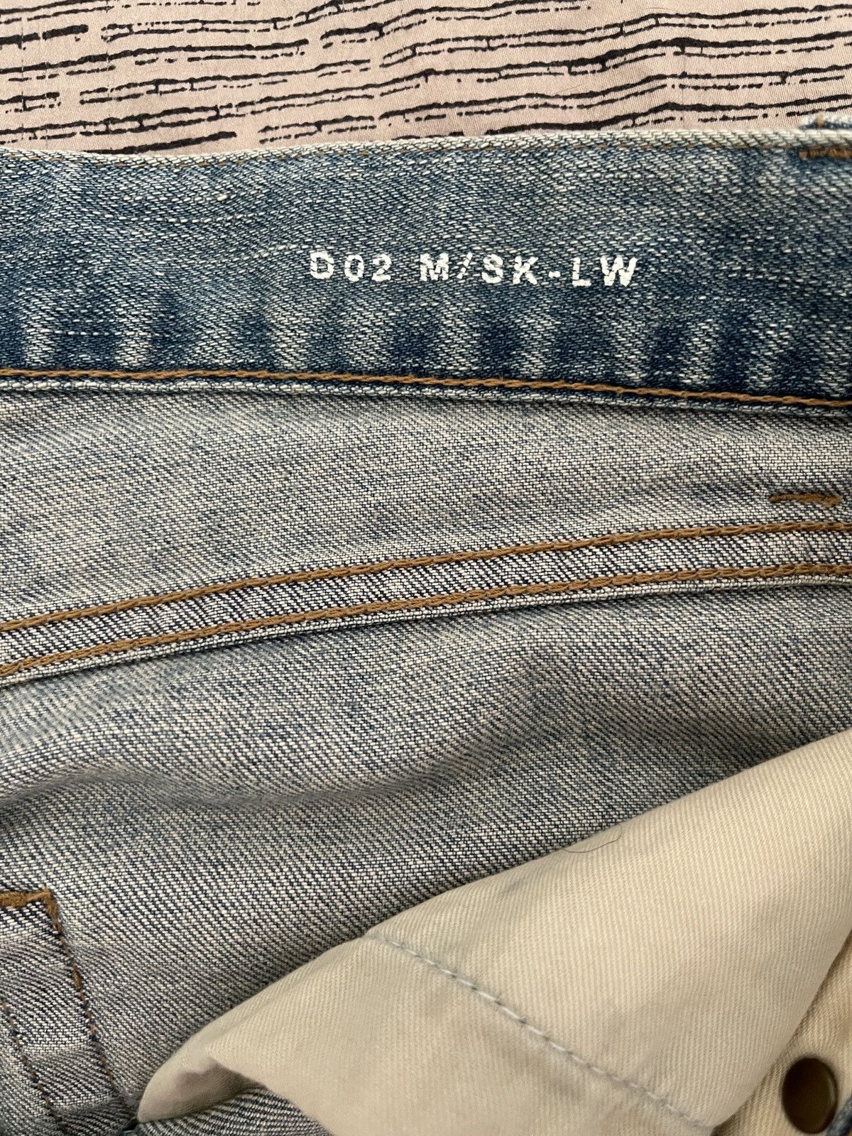 Saint Laurent Paris Saint Laurent Distressed denim D02 M/SK-LW Size US 31 - 7 Thumbnail