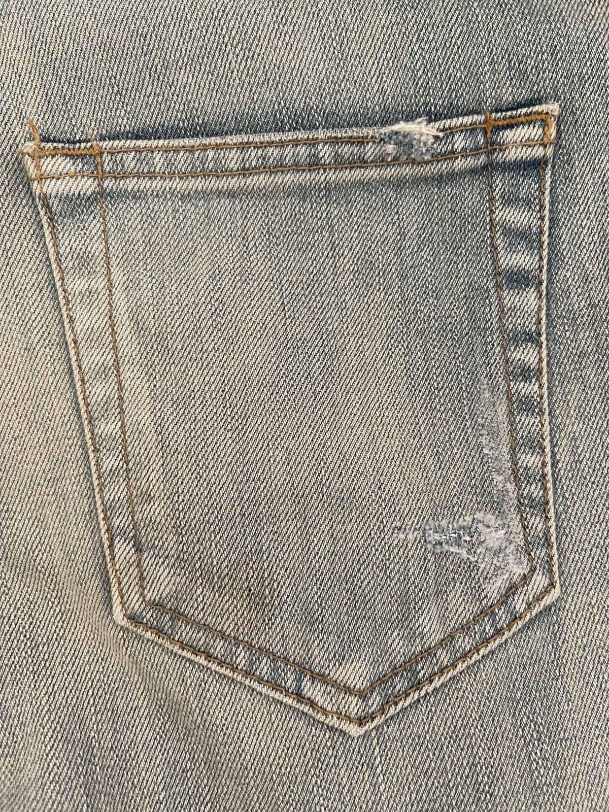 Saint Laurent Paris Saint Laurent Distressed denim D02 M/SK-LW Size US 31 - 6 Thumbnail