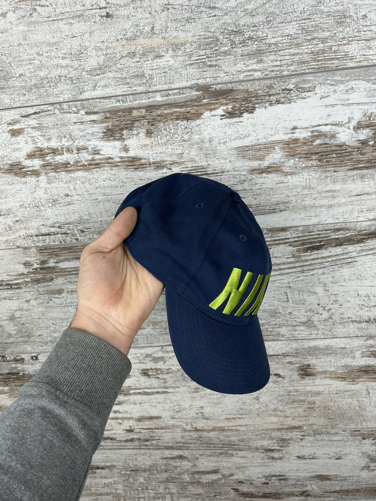 Nike × Vintage Mens Vintage Nike cap big logo swoosh rare streetwear y2k Size ONE SIZE - 3 Thumbnail
