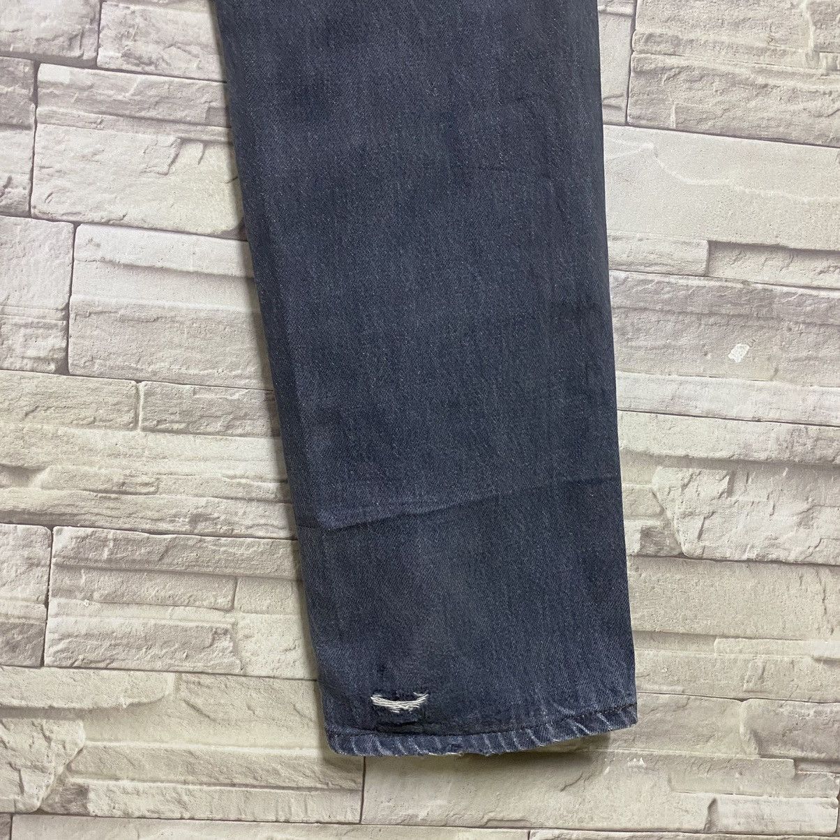 Levi's Vintage 80s Levis 501 Black Charcoal Jeans 30x30 Size US 30 / EU 46 - 11 Thumbnail