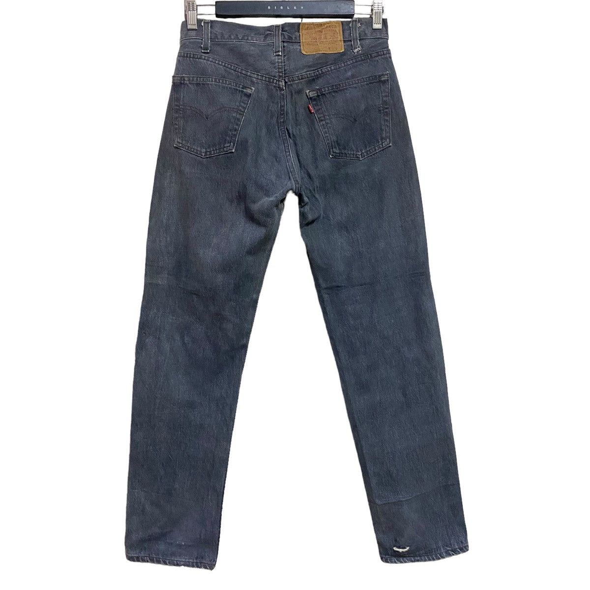 Levi's Vintage 80s Levis 501 Black Charcoal Jeans 30x30 Size US 30 / EU 46 - 2 Thumbnail
