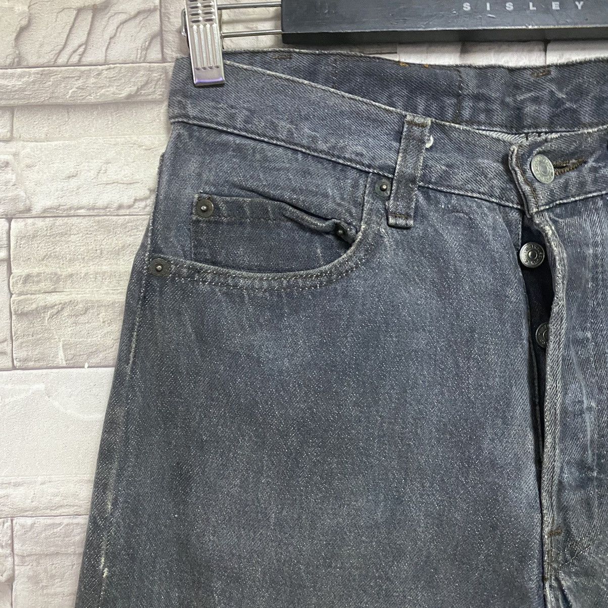 Levi's Vintage 80s Levis 501 Black Charcoal Jeans 30x30 Size US 30 / EU 46 - 6 Thumbnail