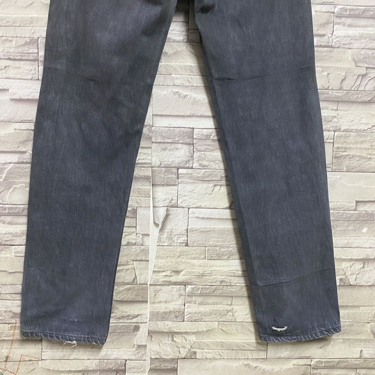 Levi's Vintage 80s Levis 501 Black Charcoal Jeans 30x30 Size US 30 / EU 46 - 10 Thumbnail