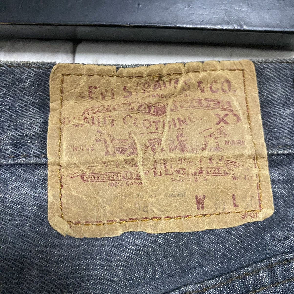 Levi's Vintage 80s Levis 501 Black Charcoal Jeans 30x30 Size US 30 / EU 46 - 15 Thumbnail