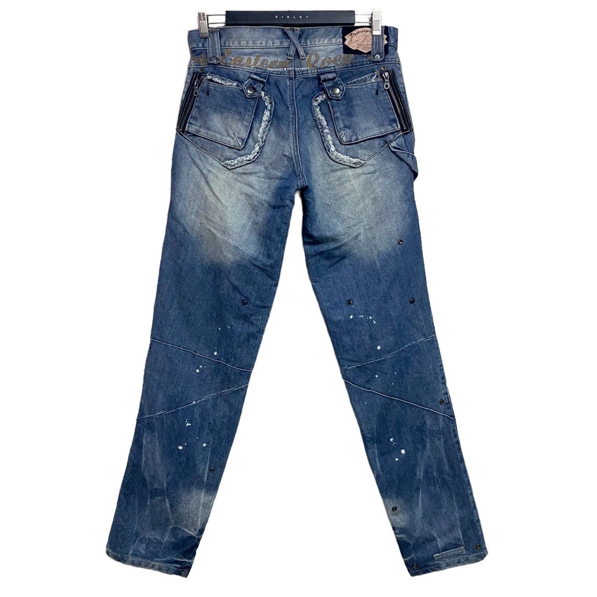 PPFM PPFM Cyber Destructed Denim Jeans Size US 31 - 1 Thumbnail
