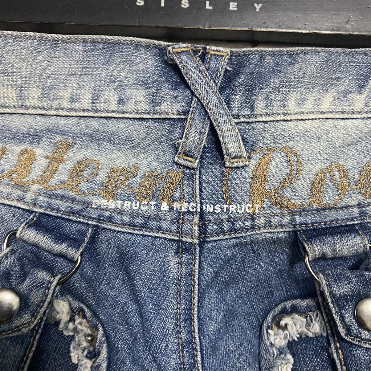 PPFM PPFM Cyber Destructed Denim Jeans Size US 31 - 17 Thumbnail