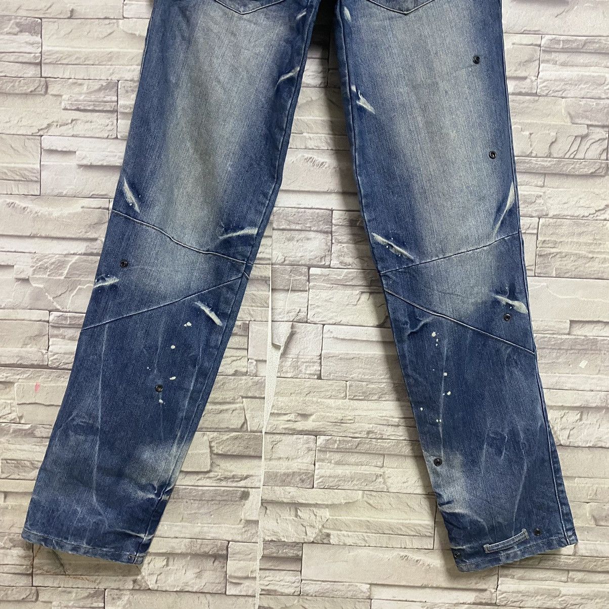 PPFM PPFM Cyber Destructed Denim Jeans Size US 31 - 7 Thumbnail