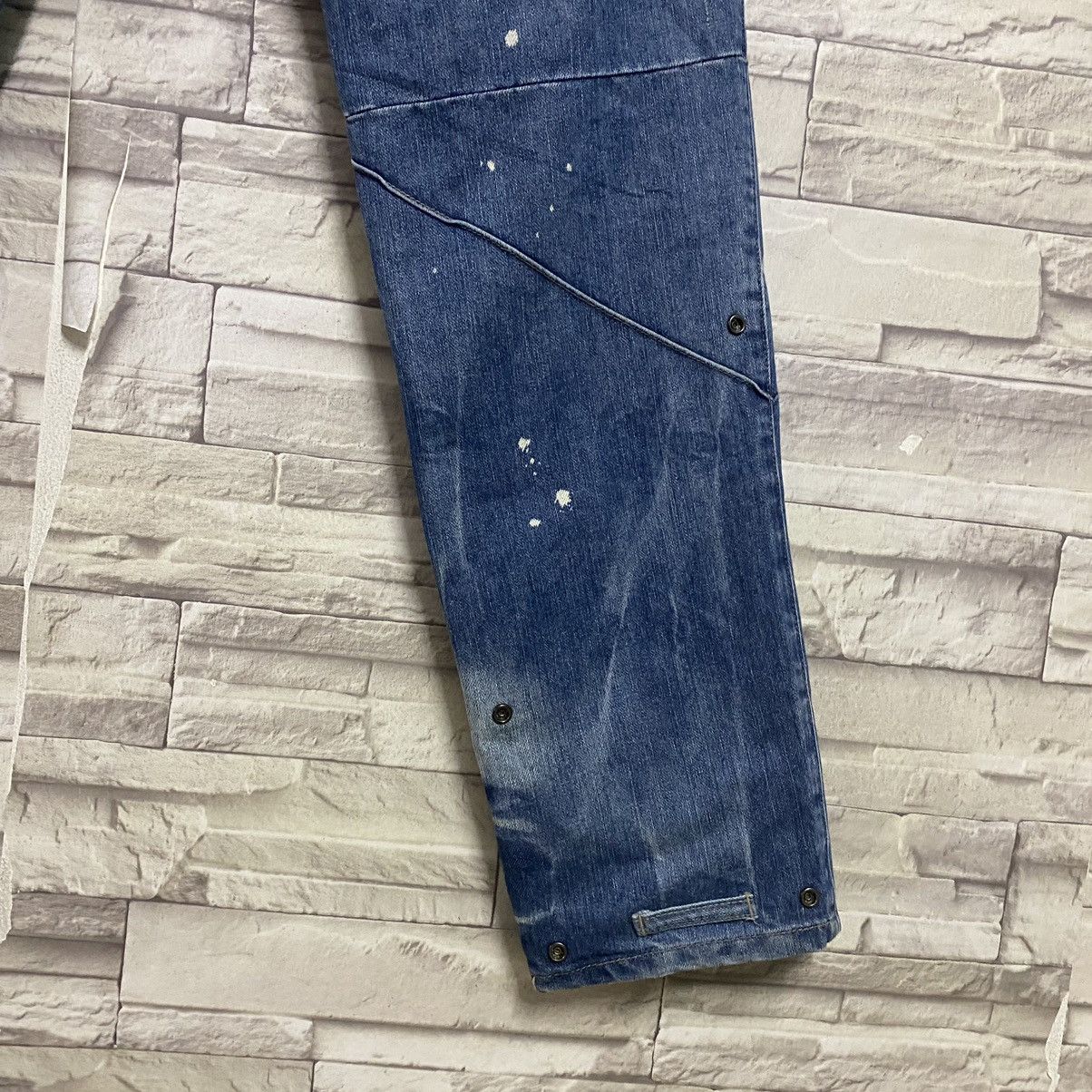 PPFM PPFM Cyber Destructed Denim Jeans Size US 31 - 15 Thumbnail