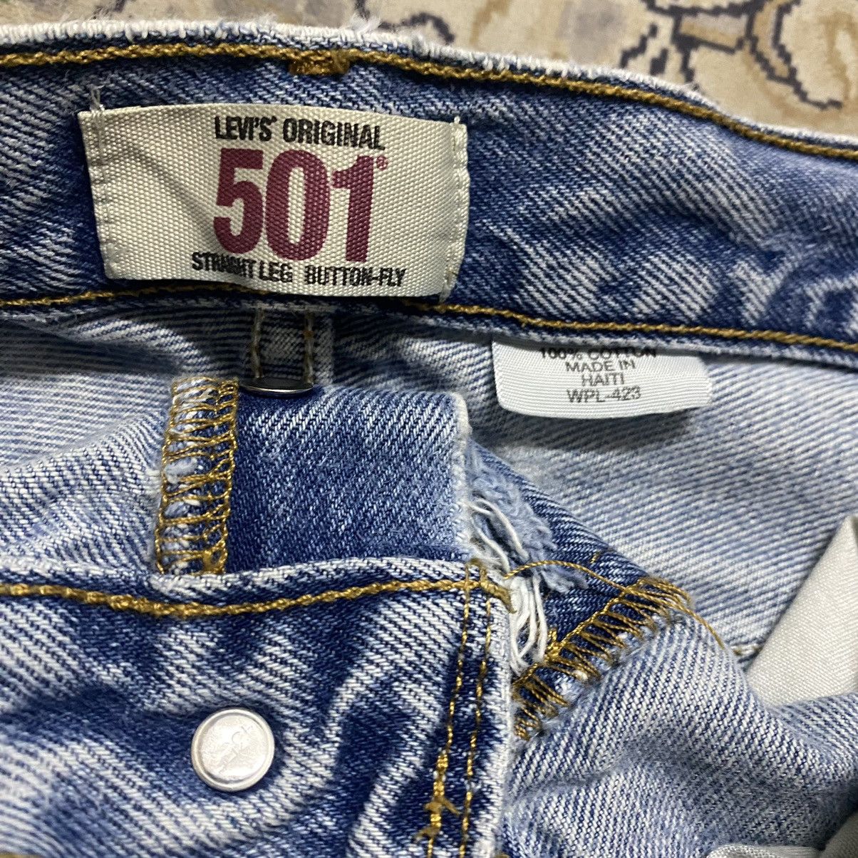Levi's Vintage Levis 501 Sky Blue Nice Faded Jeans 34x32 Size US 34 / EU 50 - 20 Thumbnail