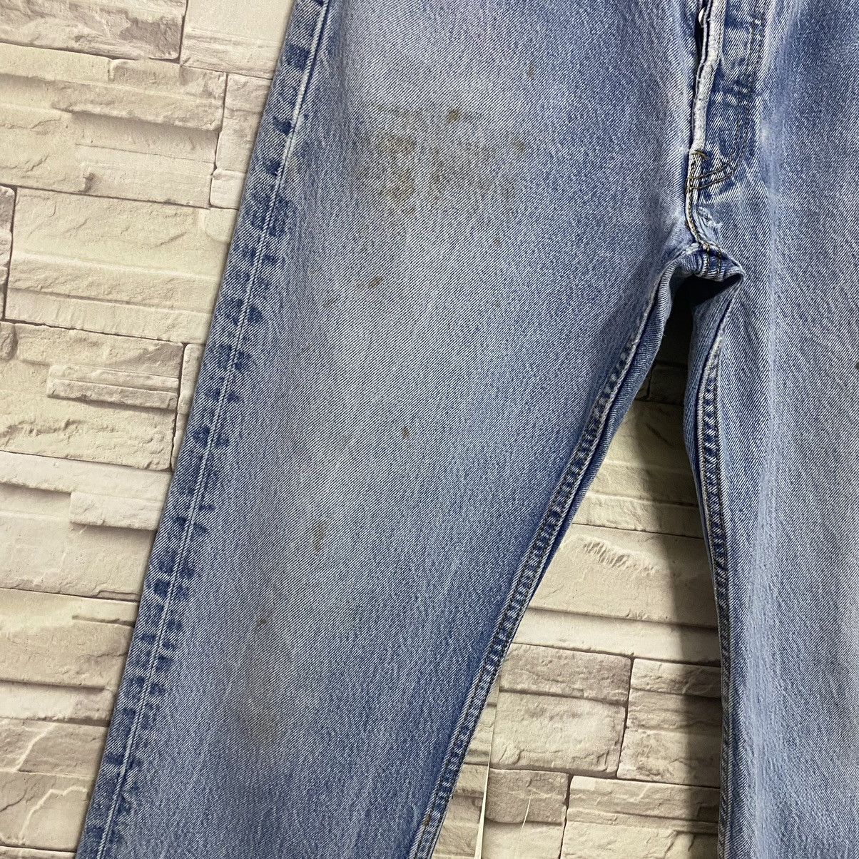 Levi's Vintage Levis 501 Sky Blue Nice Faded Jeans 34x32 Size US 34 / EU 50 - 7 Thumbnail