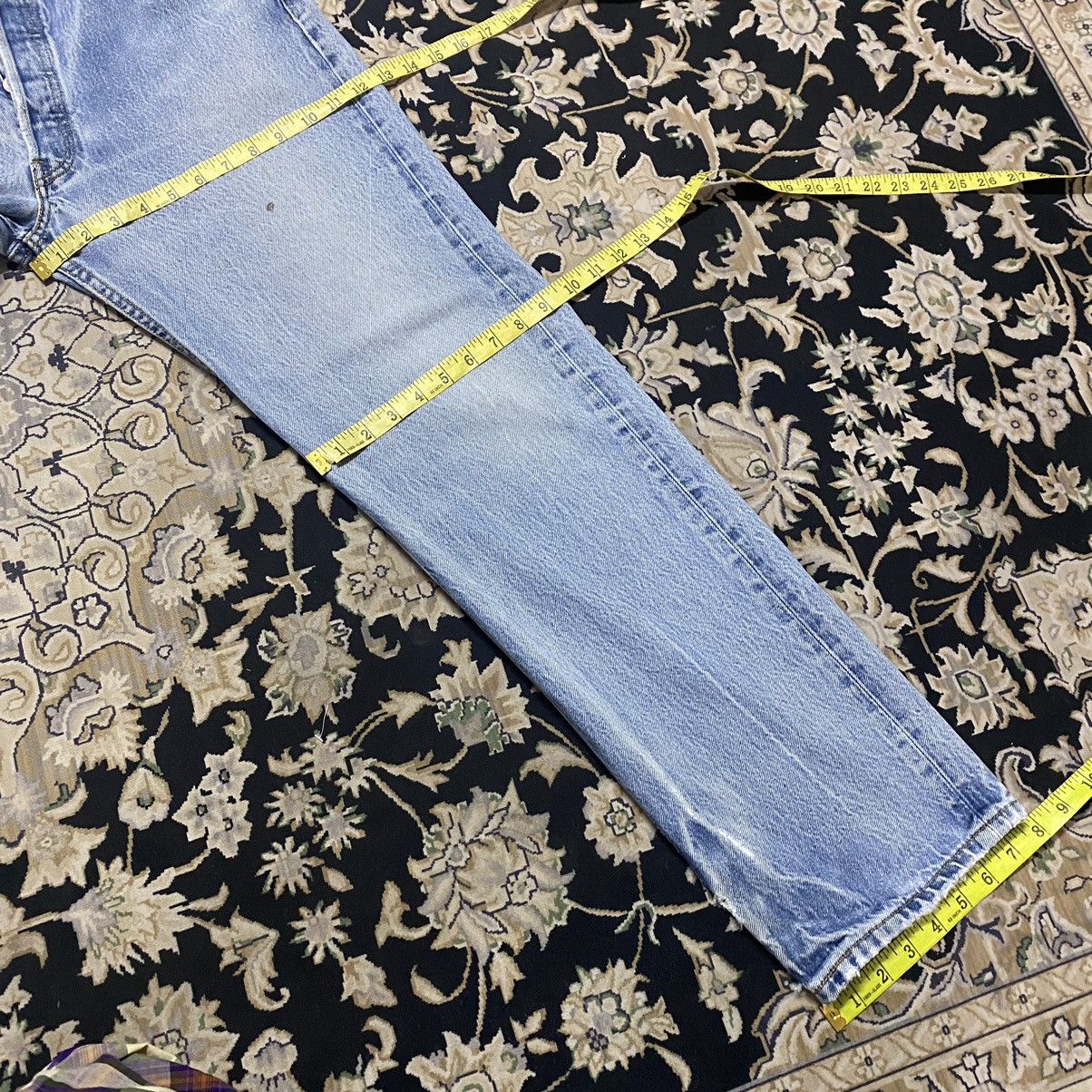 Levi's Vintage Levis 501 Sky Blue Nice Faded Jeans 34x32 Size US 34 / EU 50 - 25 Thumbnail