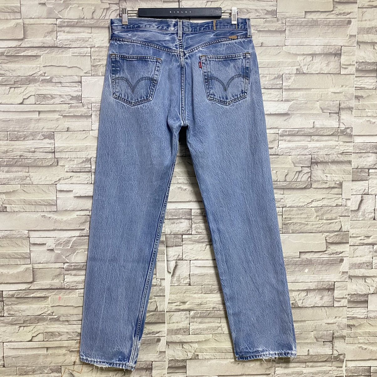 Levi's Vintage Levis 501 Sky Blue Nice Faded Jeans 34x32 Size US 34 / EU 50 - 12 Thumbnail