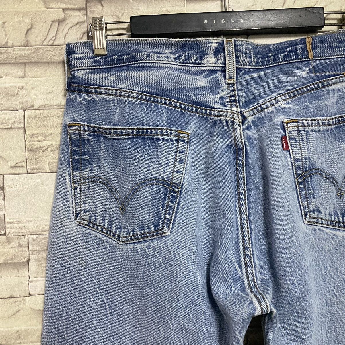Levi's Vintage Levis 501 Sky Blue Nice Faded Jeans 34x32 Size US 34 / EU 50 - 15 Thumbnail