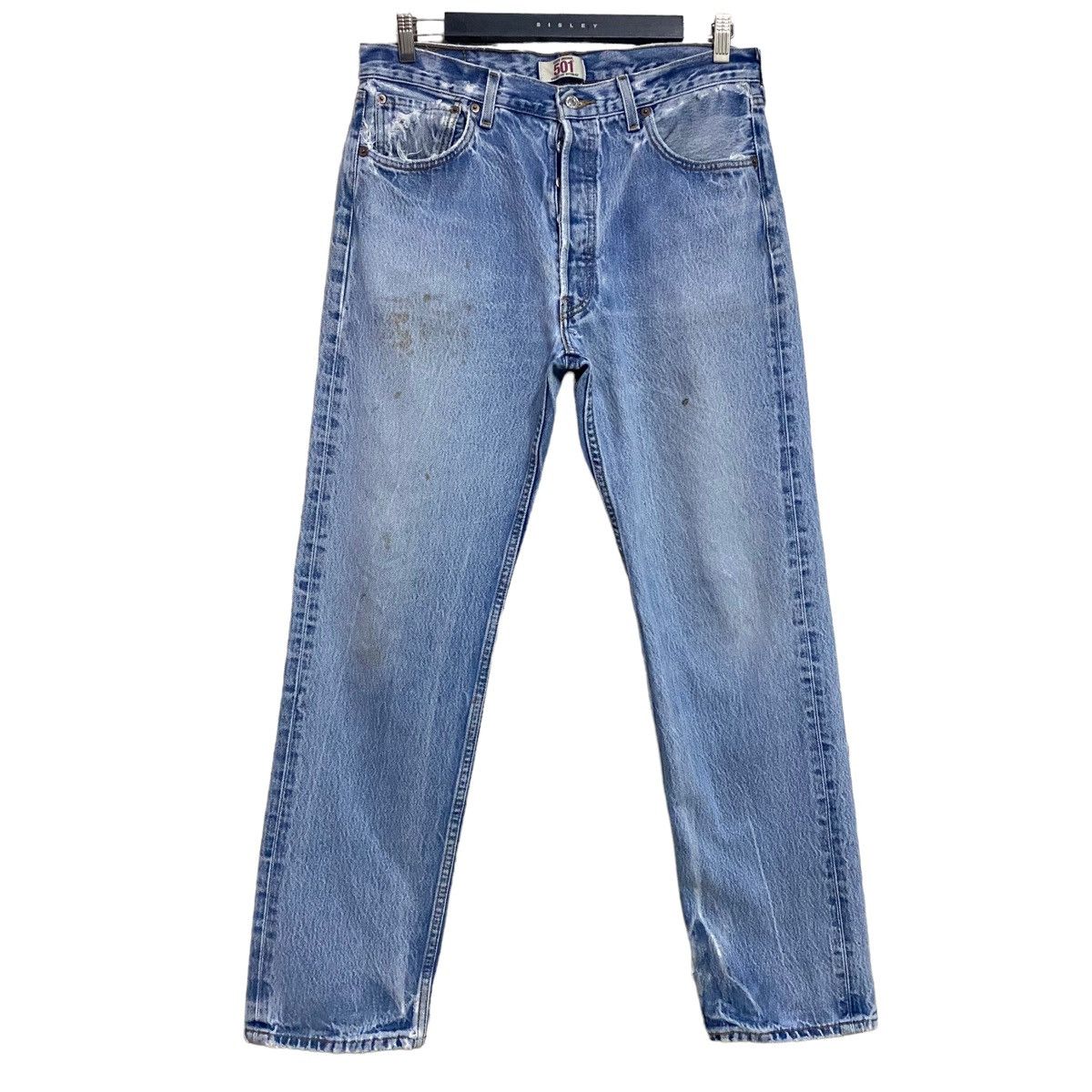 Levi's Vintage Levis 501 Sky Blue Nice Faded Jeans 34x32 Size US 34 / EU 50 - 1 Thumbnail