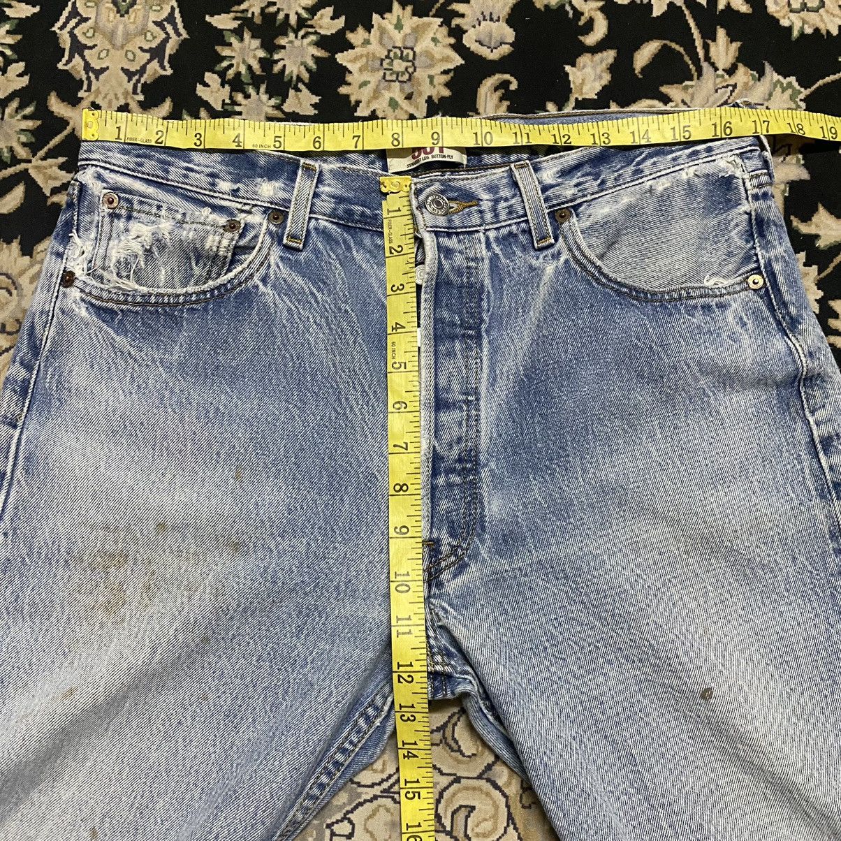 Levi's Vintage Levis 501 Sky Blue Nice Faded Jeans 34x32 Size US 34 / EU 50 - 23 Thumbnail