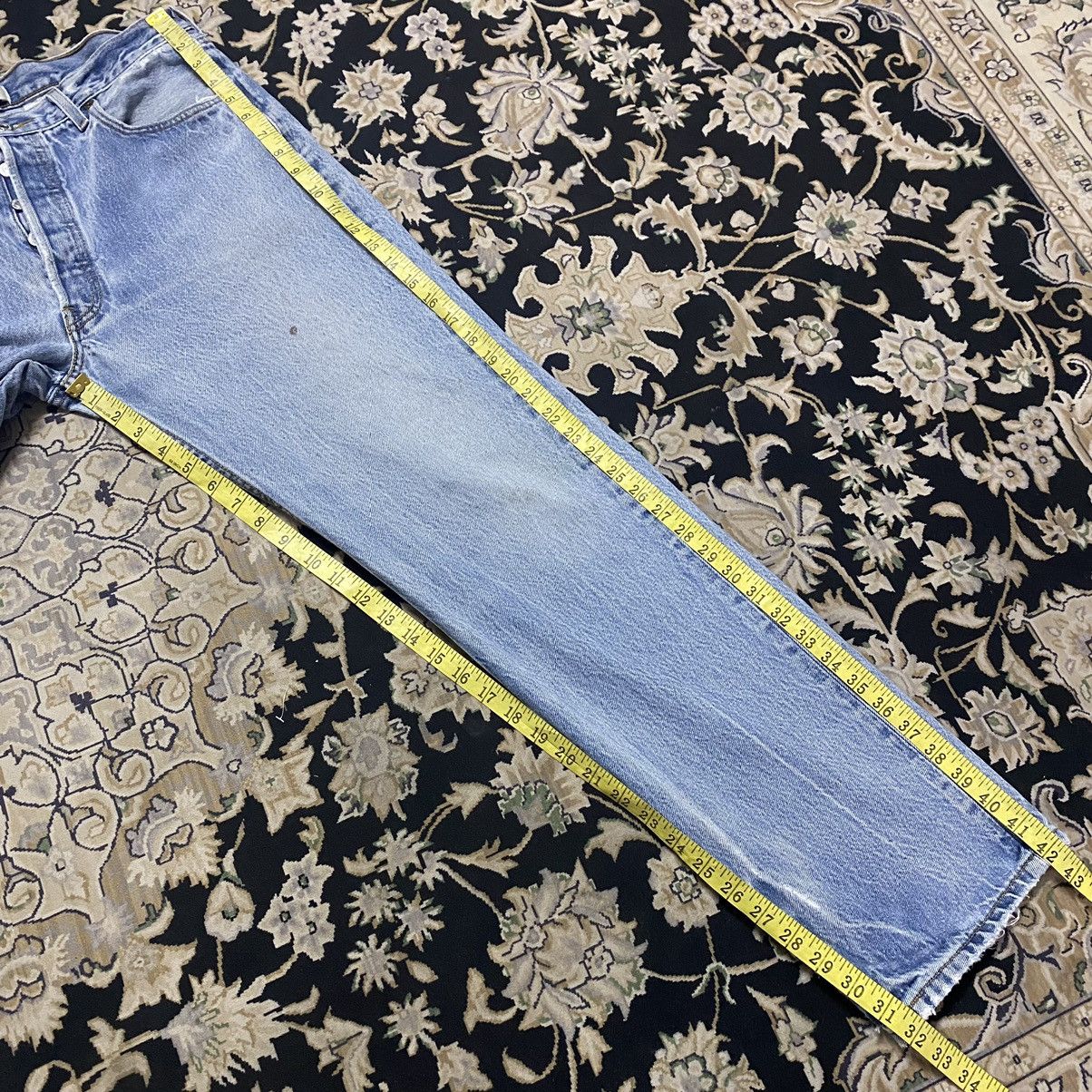 Levi's Vintage Levis 501 Sky Blue Nice Faded Jeans 34x32 Size US 34 / EU 50 - 24 Thumbnail